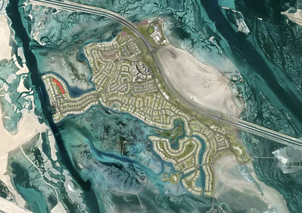 jubail island map view